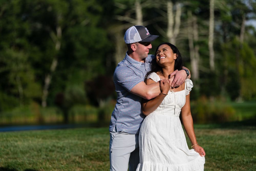 Rustic Rhode Island engagement photography portfolio The Preserve.