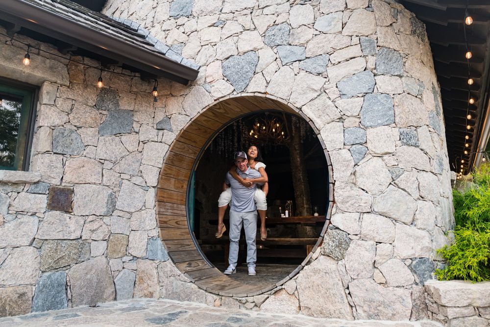 Luxury Rhode Island engagement portraits The Preserve.