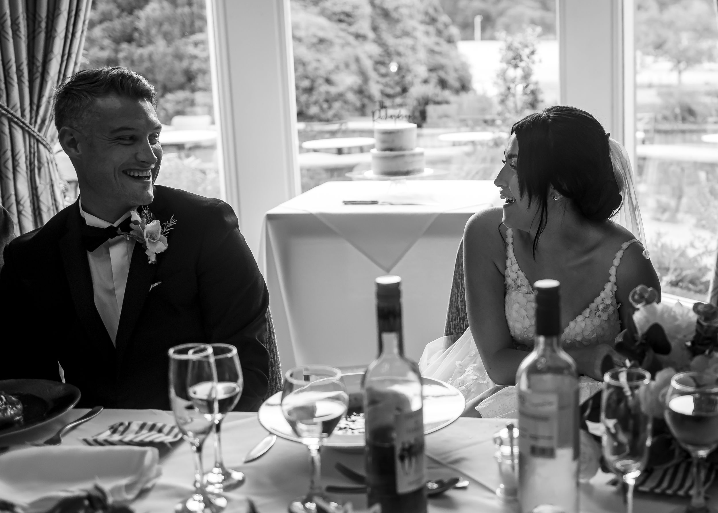 wedding photography in Cumbria - wedding breakfast