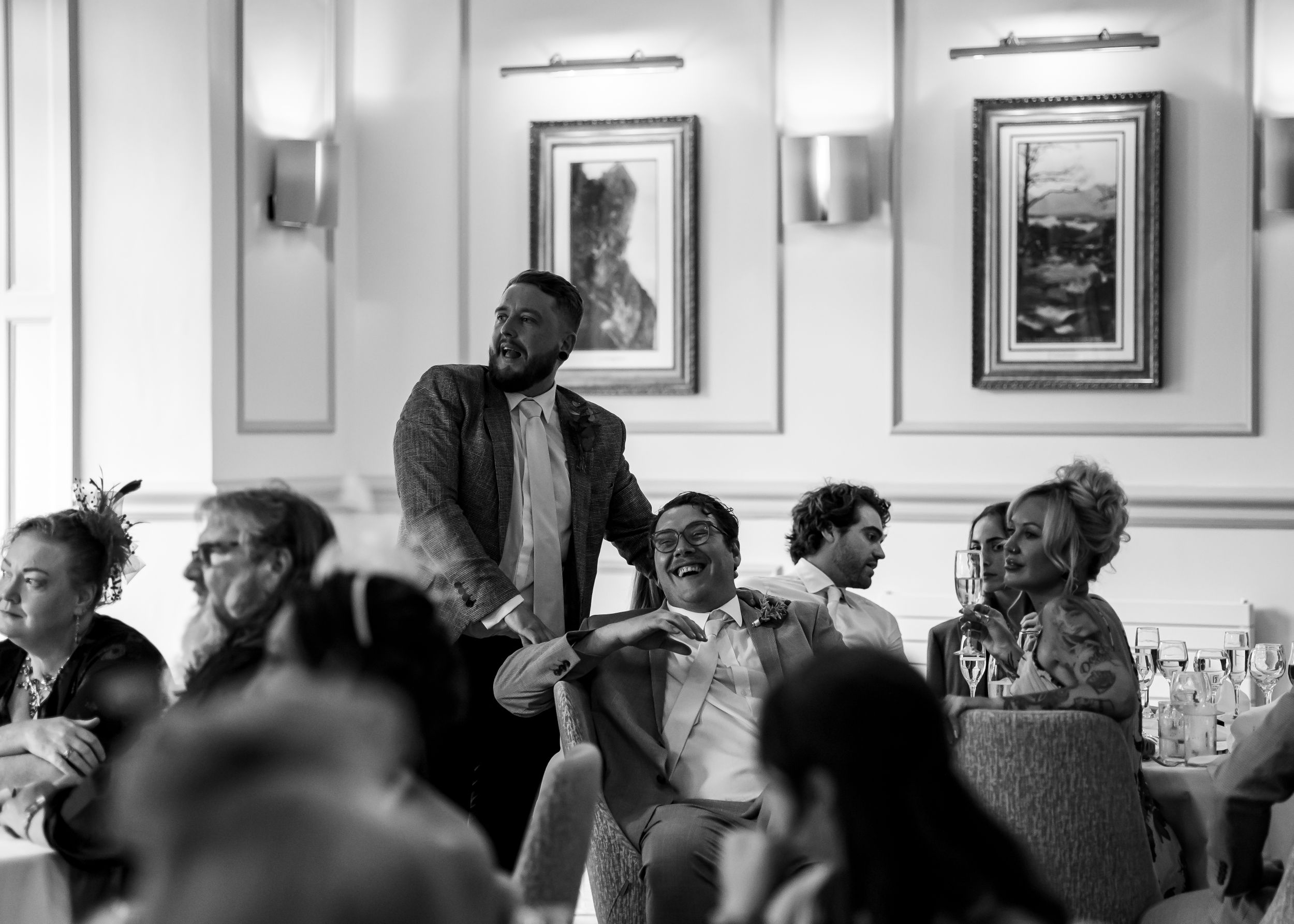 wedding photography in Cumbria - speeches