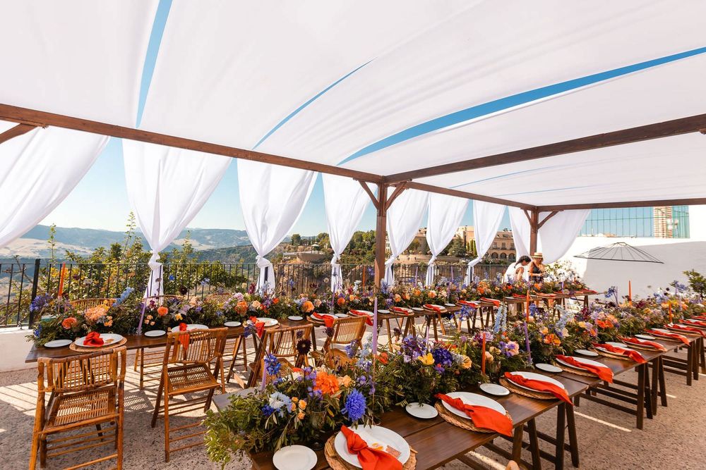 sitting wedding