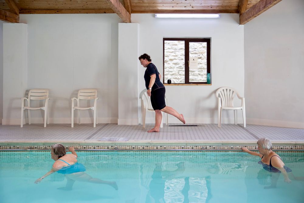 Swimming teacher business branding photo shoot, Bradford on Avon, Wiltshire.