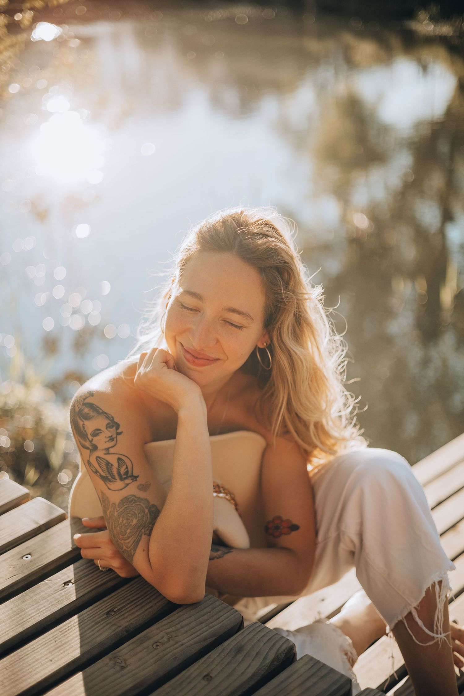 femme en extérieur séance photo lifestyle à Toulouse