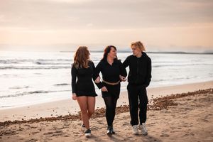 shooting famille plage fos