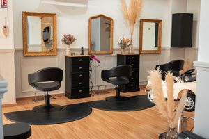 shooting salon de coiffure