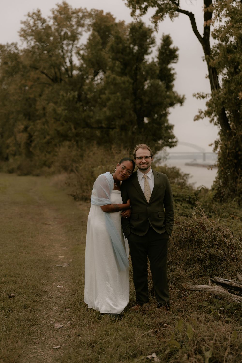 Wedding Elopement on the Mississippi River Downtown Memphis TN