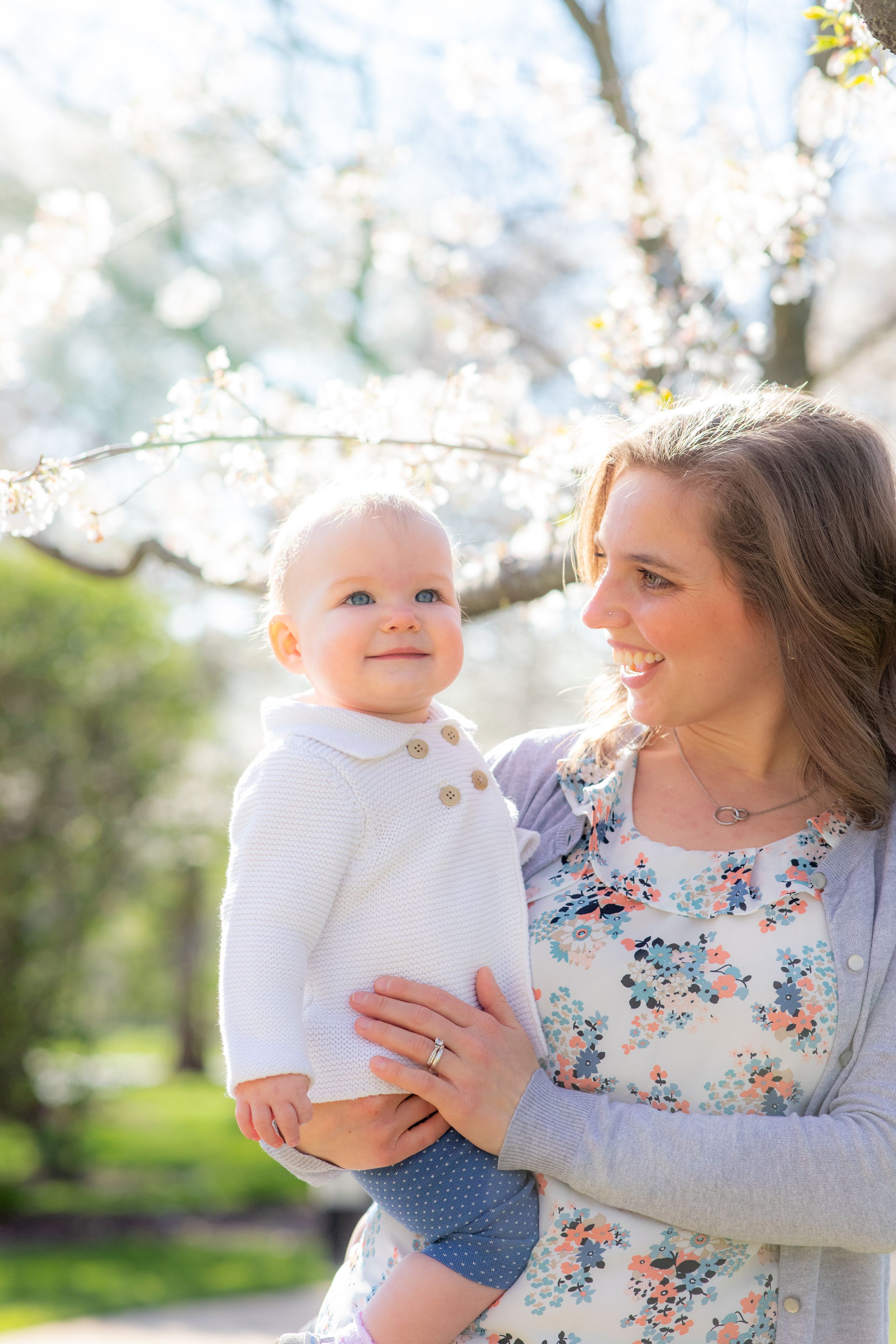 baby-and-mother-cherry-blossom