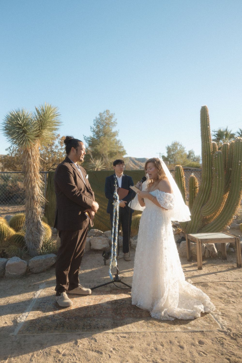 Joshua Tree National Park in Southern California wedding