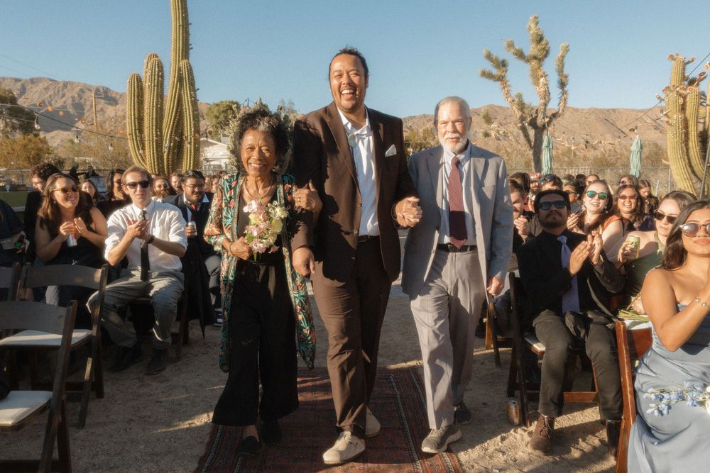 Joshua Tree National Park in Southern California wedding