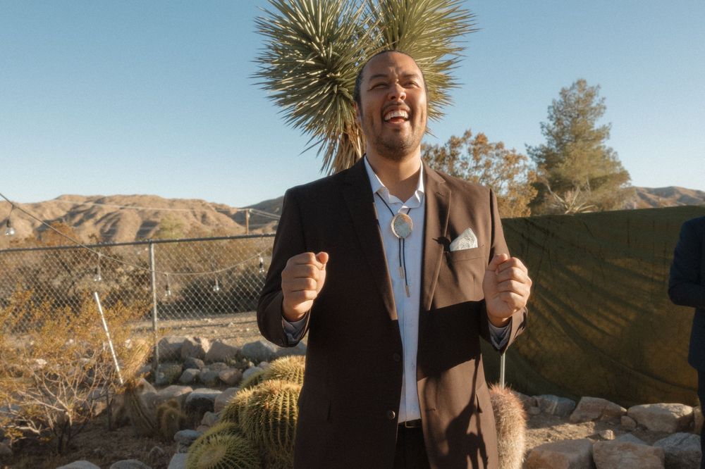Joshua Tree National Park in Southern California wedding