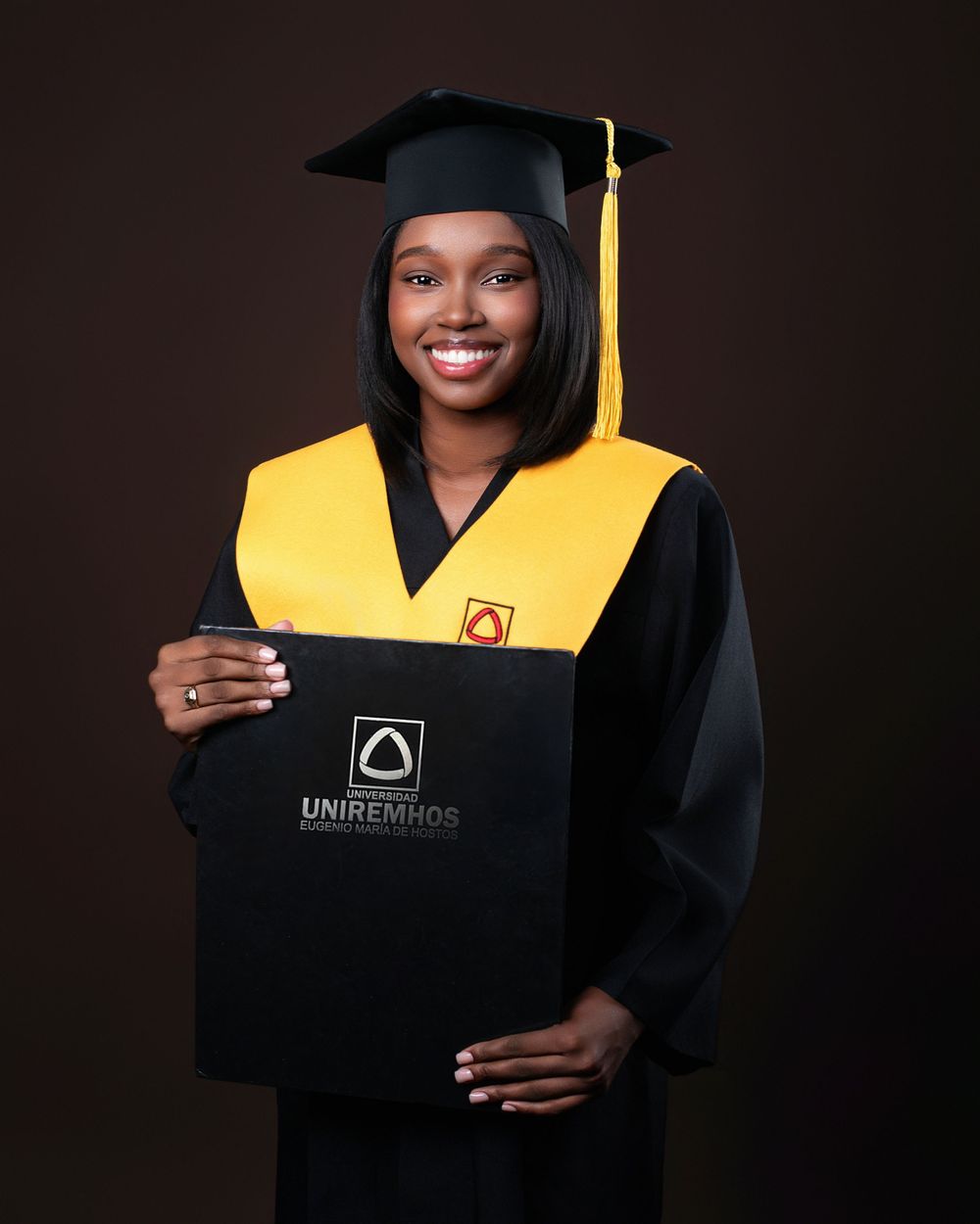 Uniremhos sesión de fotos en estudio graduación