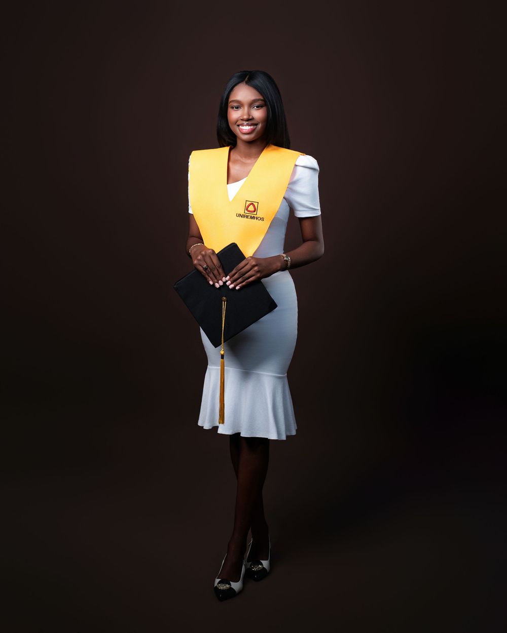 Uniremhos sesión de fotos en estudio graduación