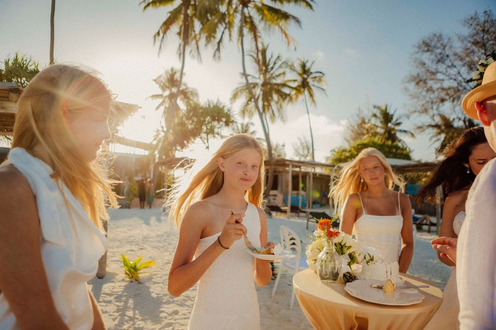Emotional wedding photography in Zanzibar focused on real connections