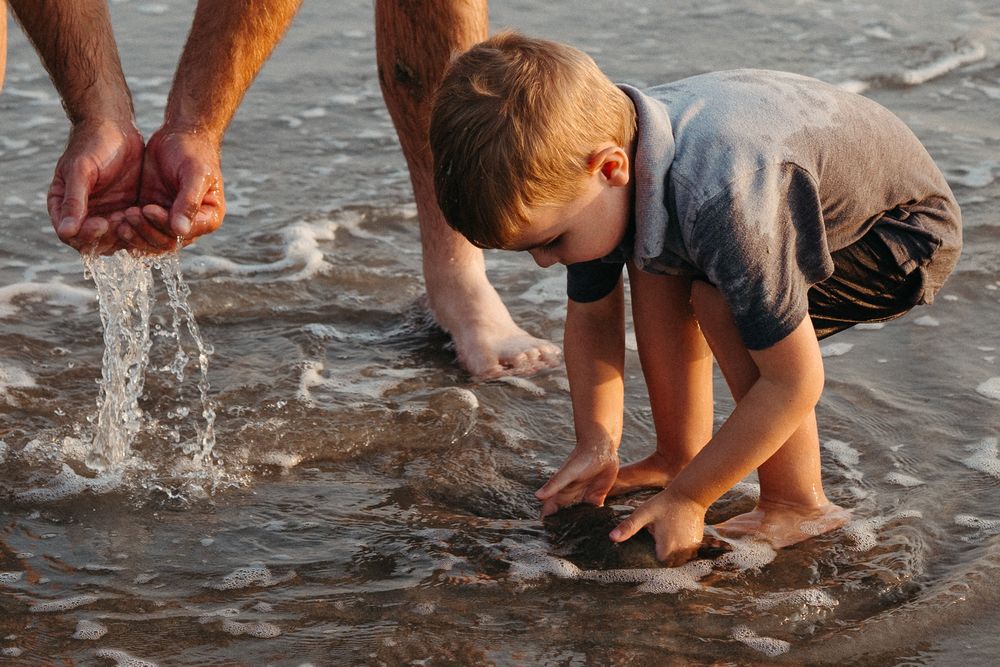 Beach Photos with Family. Oak Island NC Family Photographer