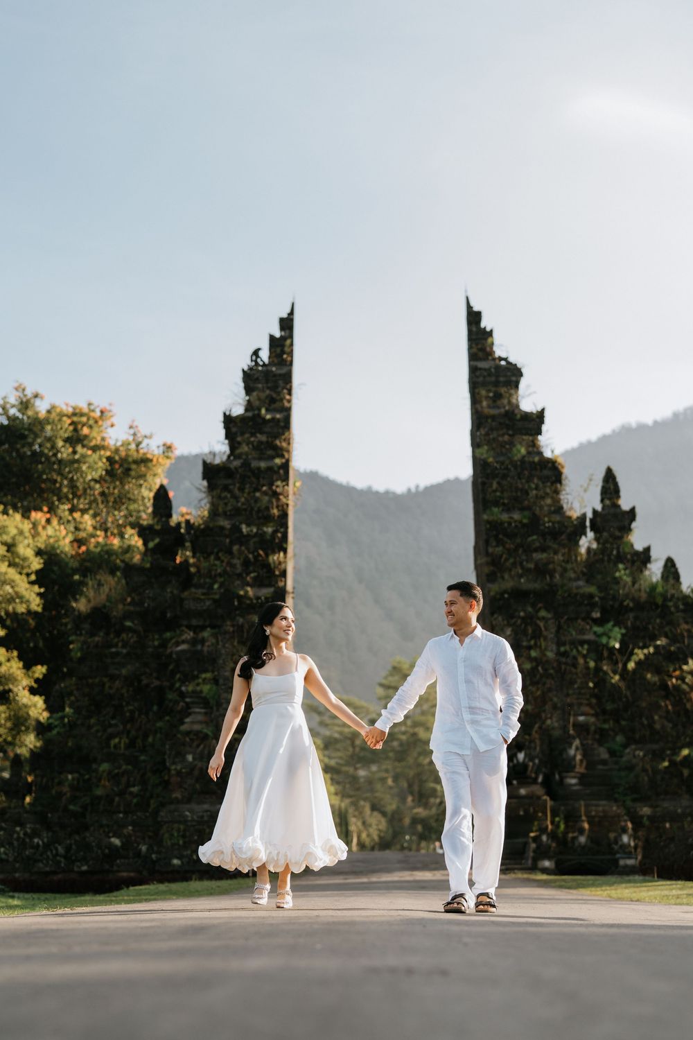 Professional couple photography services at Handara Gate Bali.
