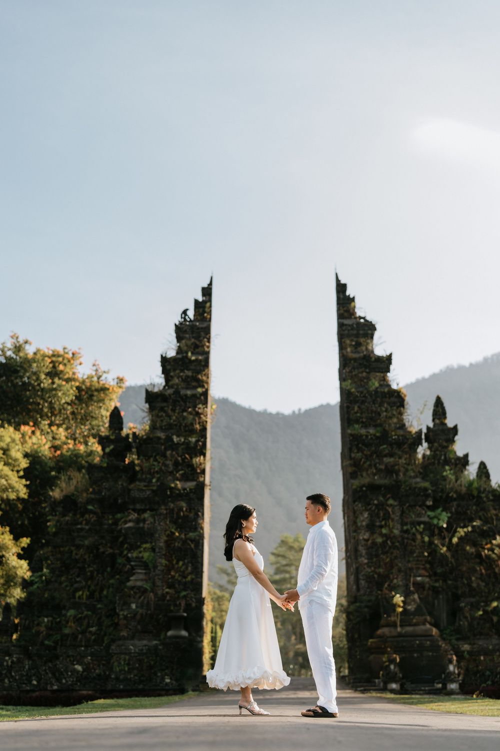 Professional couple photography services at Handara Gate Bali.