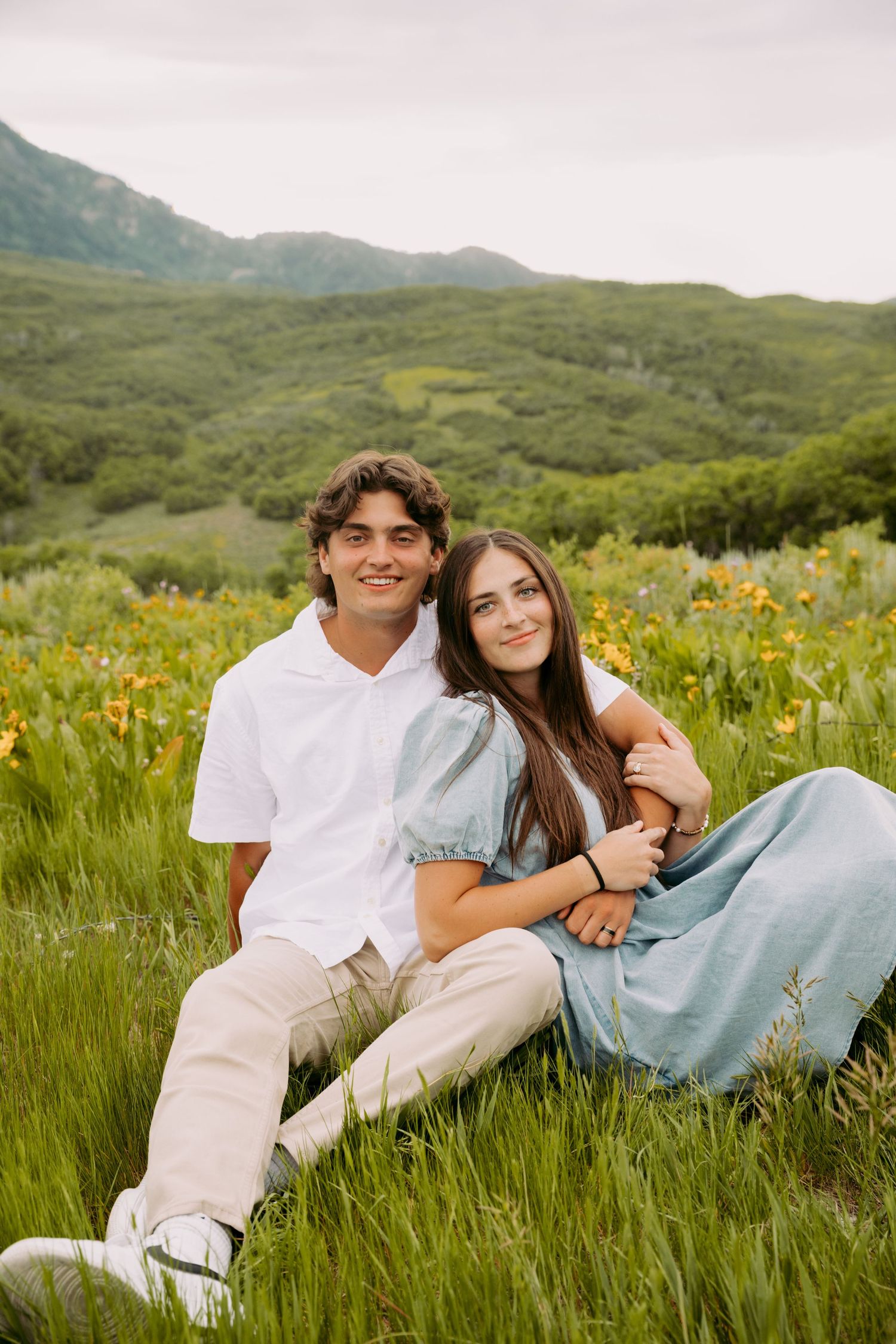 Couple photo session in the Utah mountains.