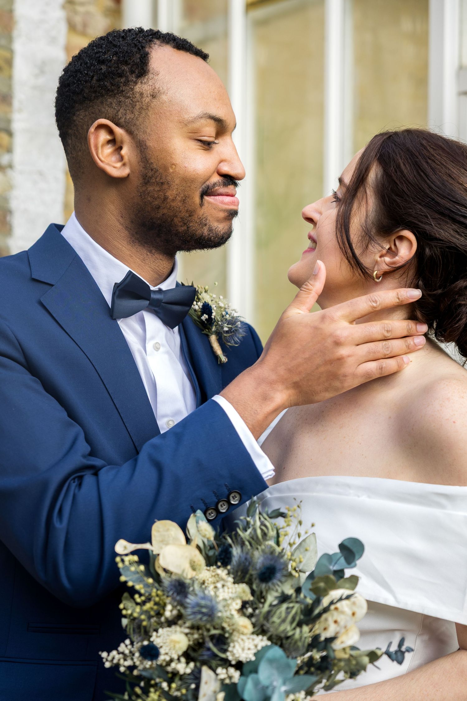 langtons house orangery wedding portraits