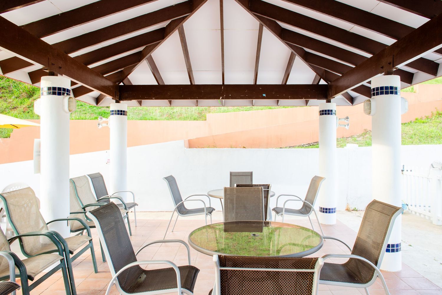 Real estate photo for a short-term rental in Aguas Buenas, Puerto Rico. Pool area.
