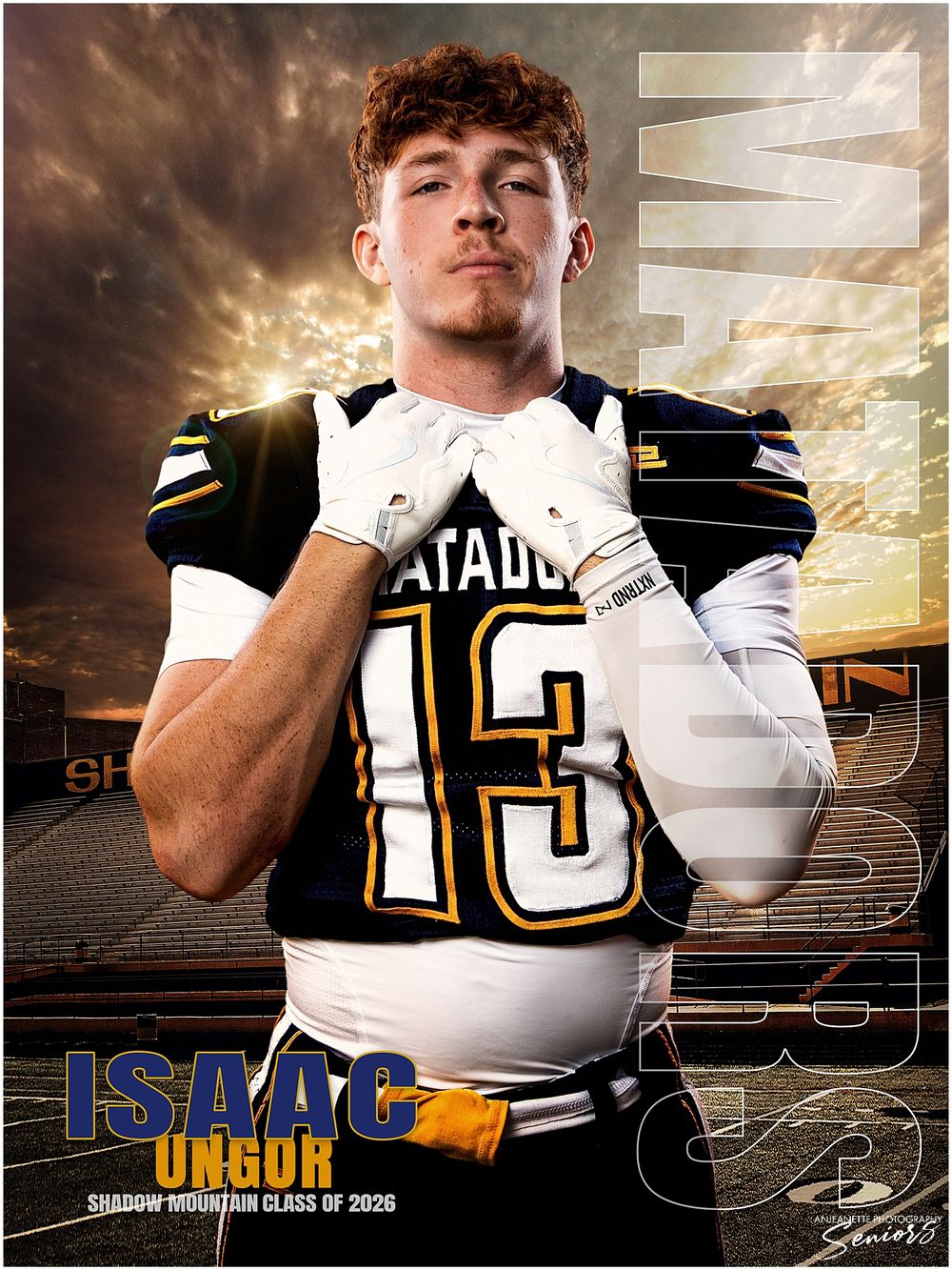 Phoenix Arizona Team Sports Banner Pictures by Anjeanette Photography Graduation High School Seniors AZ
Sports Banner team Pictures Phoenix