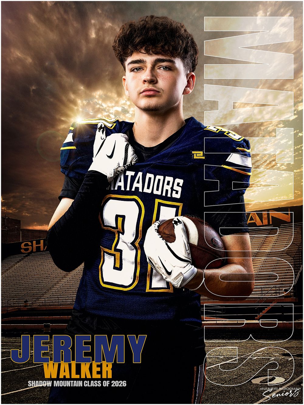 Phoenix Arizona Team Sports Banner Pictures by Anjeanette Photography Graduation High School Seniors AZ
Sports Banner team Pictures Phoenix