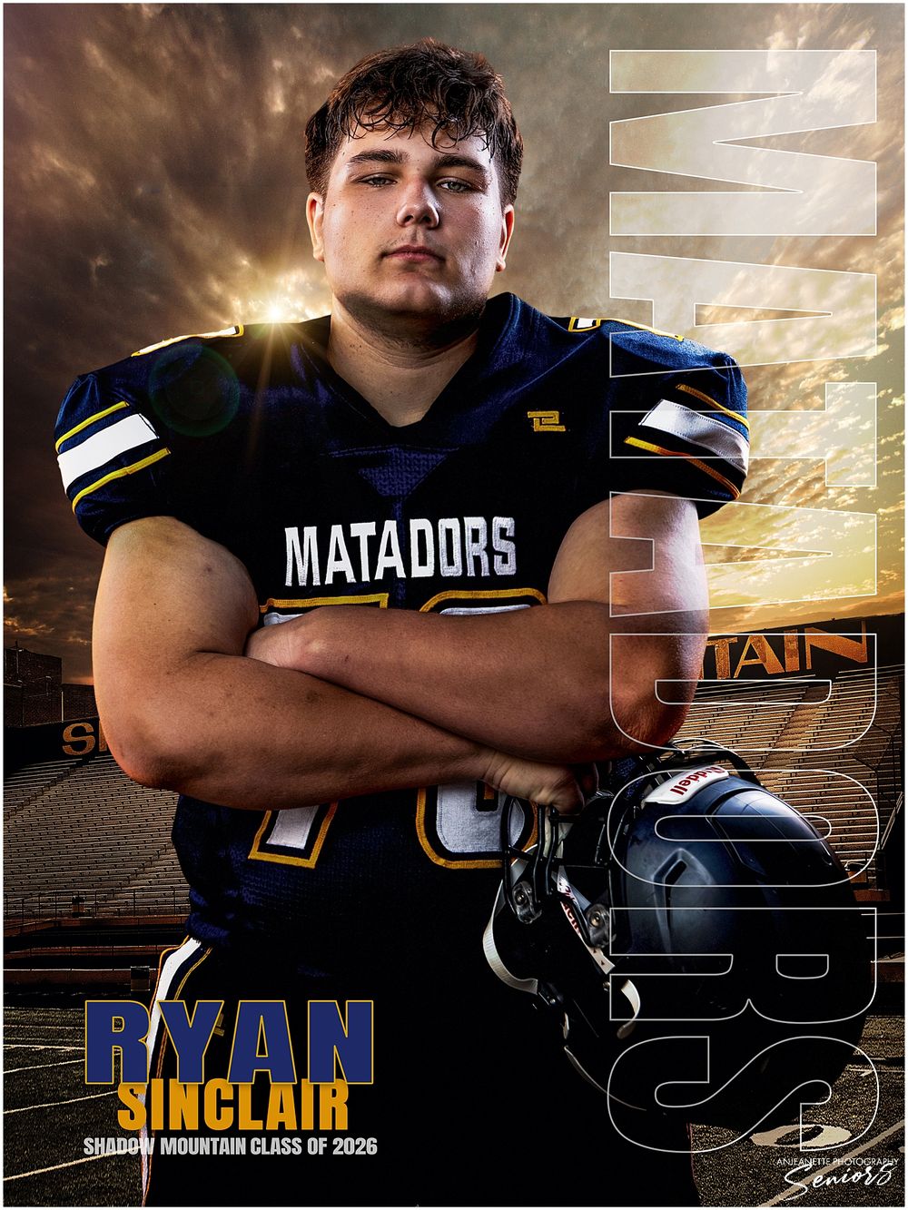 Phoenix Arizona Team Sports Banner Pictures by Anjeanette Photography Graduation High School Seniors AZ
Sports Banner team Pictures Phoenix