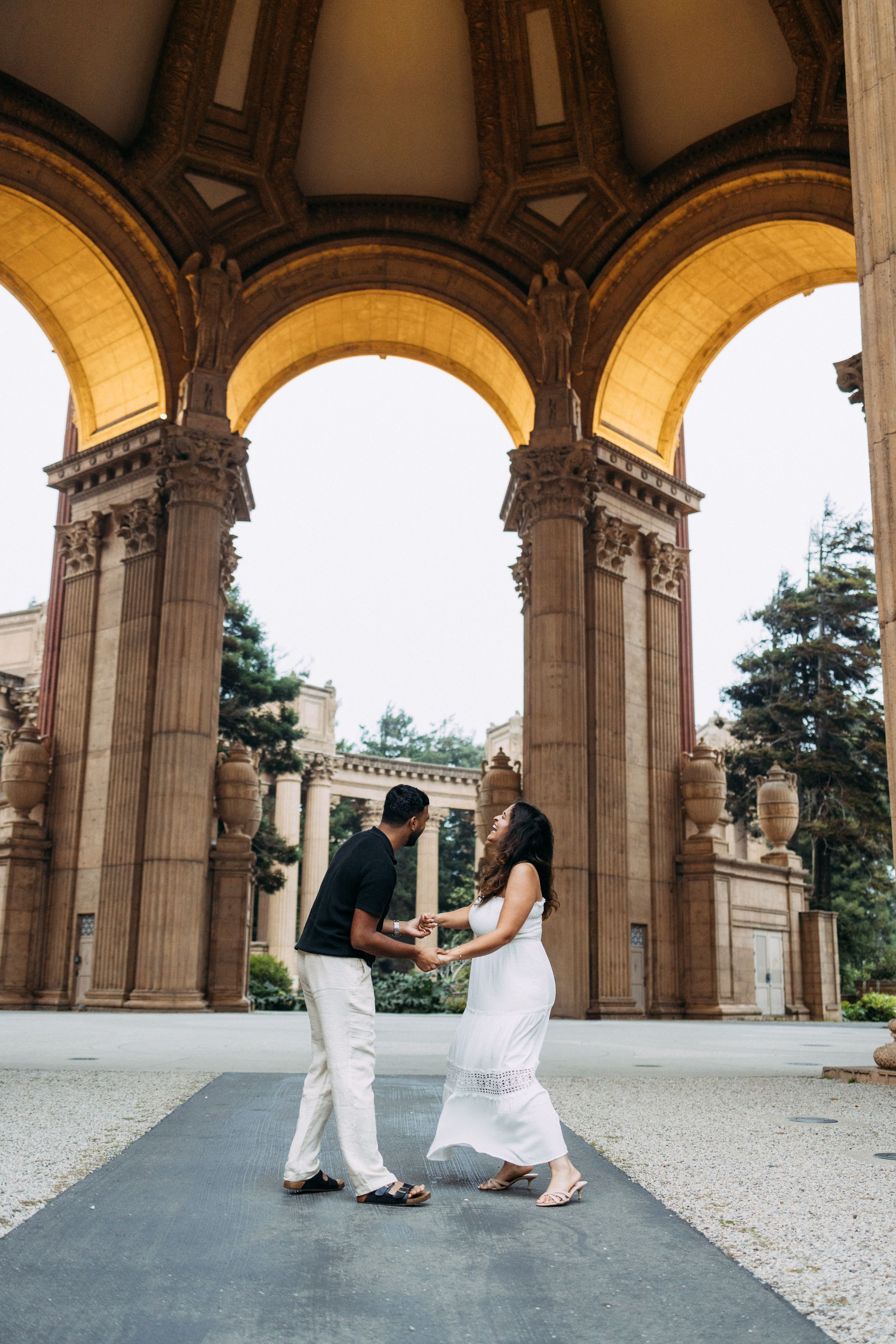 Multicultural engagement photography moments
