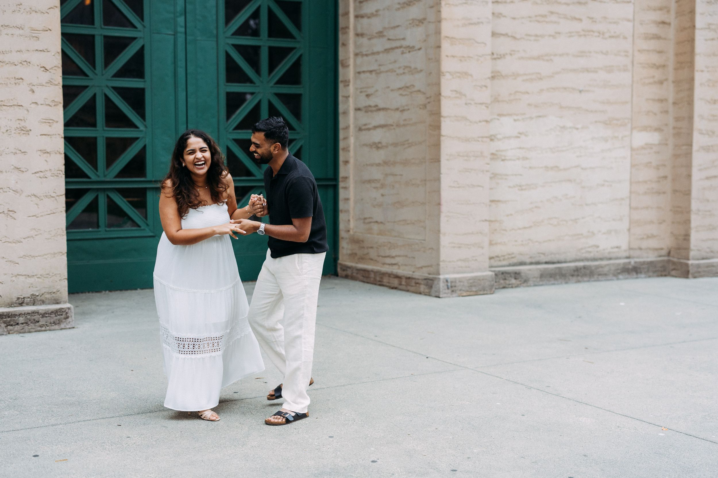 San Francisco urban engagement photography