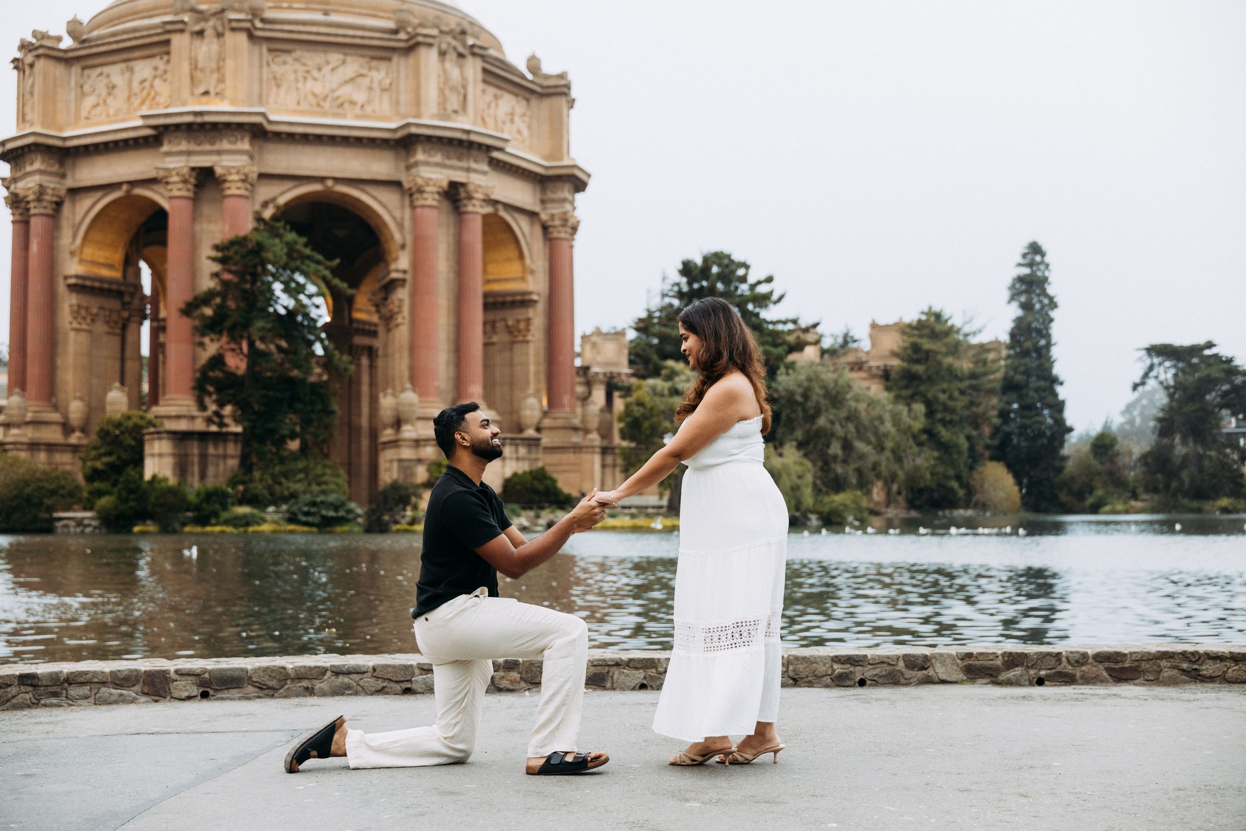 Proposal at Palace of Fine Arts