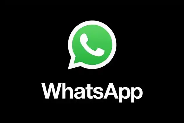 The WhatsApp messenger logo featuring a white phone icon inside a green speech bubble against a black background.