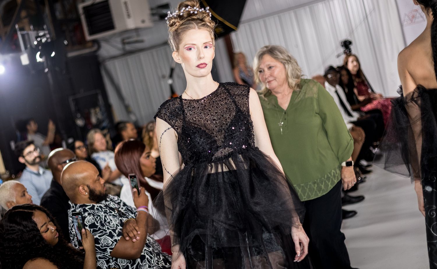 Fashion model at Fashion runway show Huntsville, AL