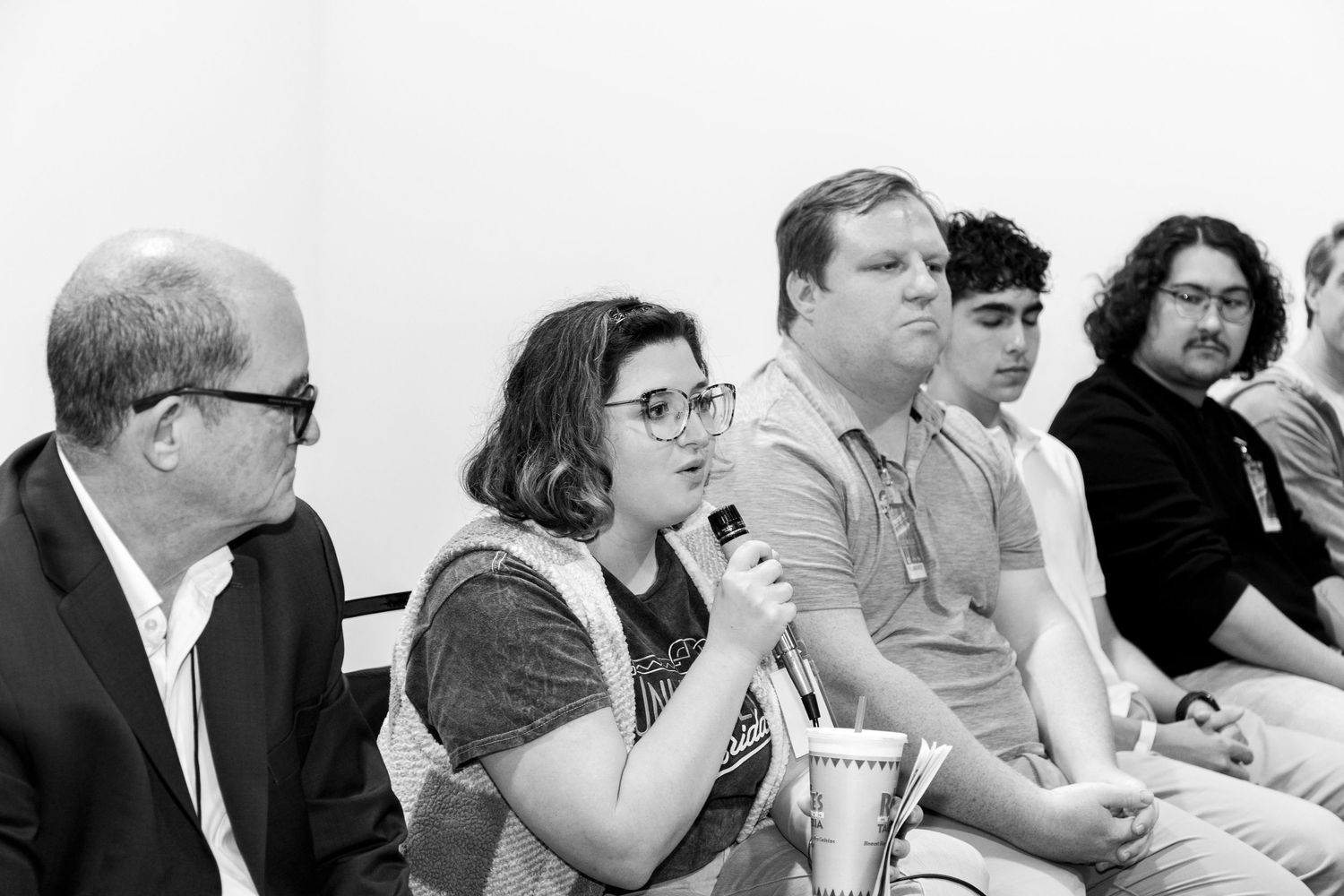 Group of film makers speak about their creative ideas.