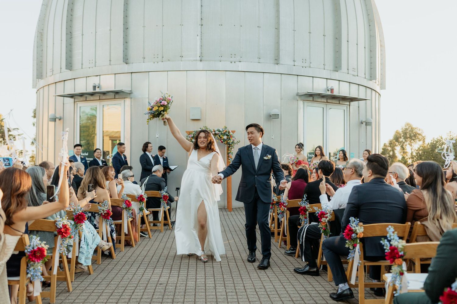 Sonoma County wedding ceremony at Pellegrini-Olivet Lane