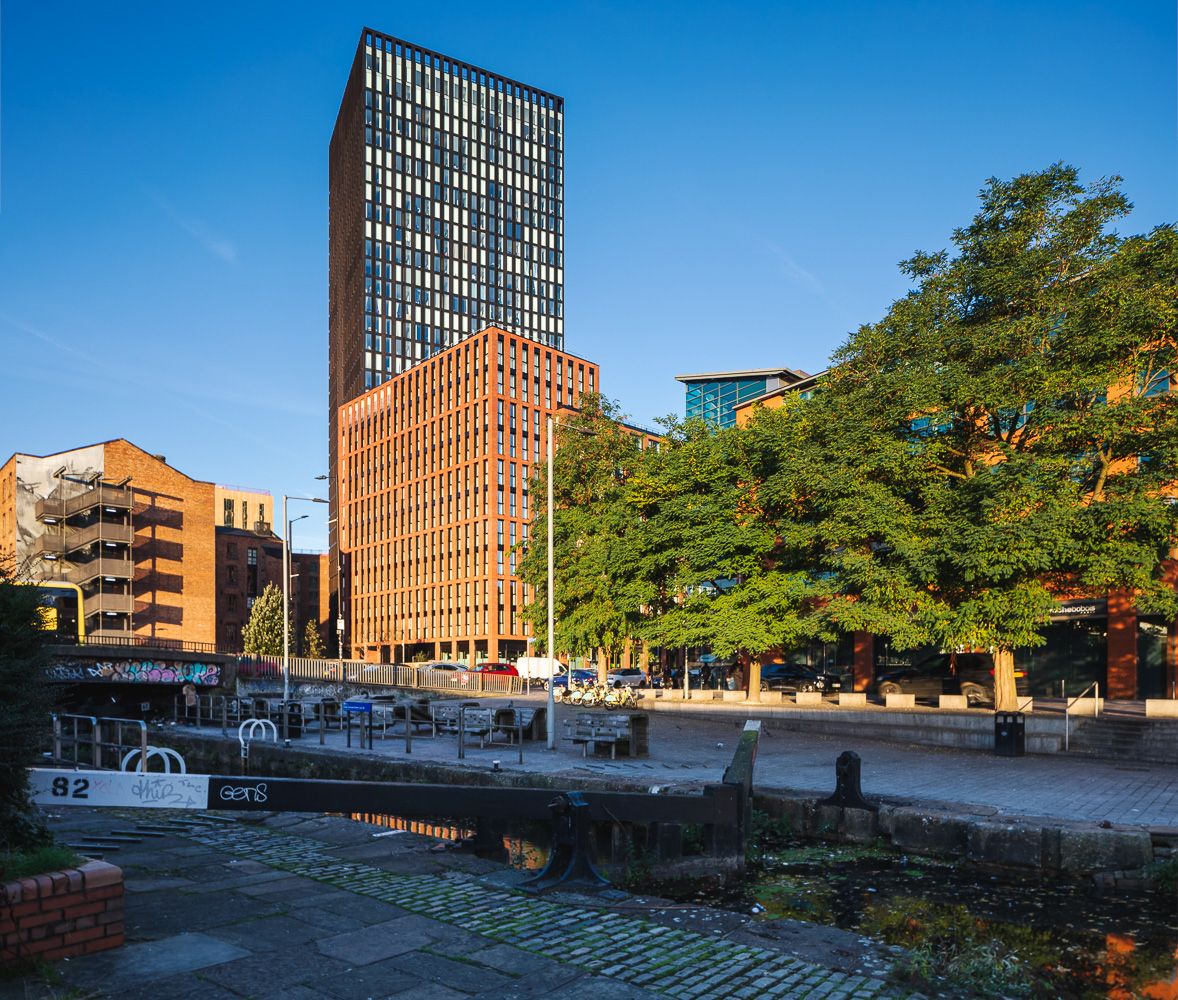 One Port Street Manchester from canal basin