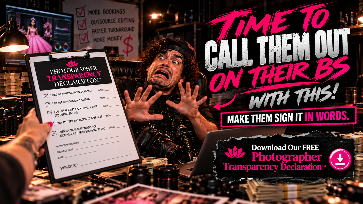 Quince photographer All-In-House claims guide for DFW families comparing internal editing teams against outsourced post-production services.