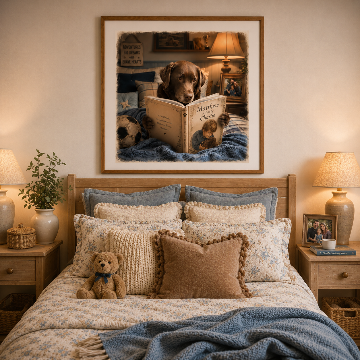 Children and Pets Keepsake by Love Lane Designs.