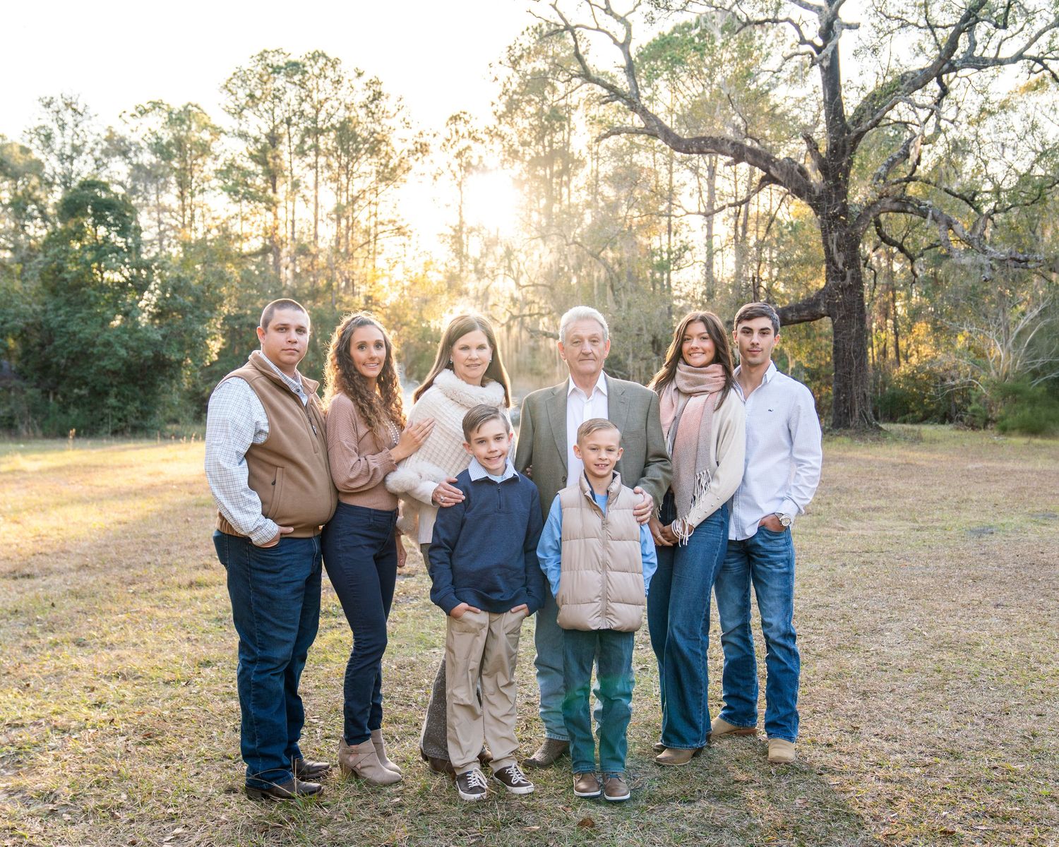 Family portrait in a fine art photography studio serving Northeast Florida & Southeast Georgia.