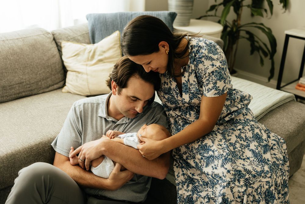 Cozy in-home newborn session in Florida. Jacksonville Newborn Photographer, Jacksonville Family Photographer - Lindsay McDow Photography