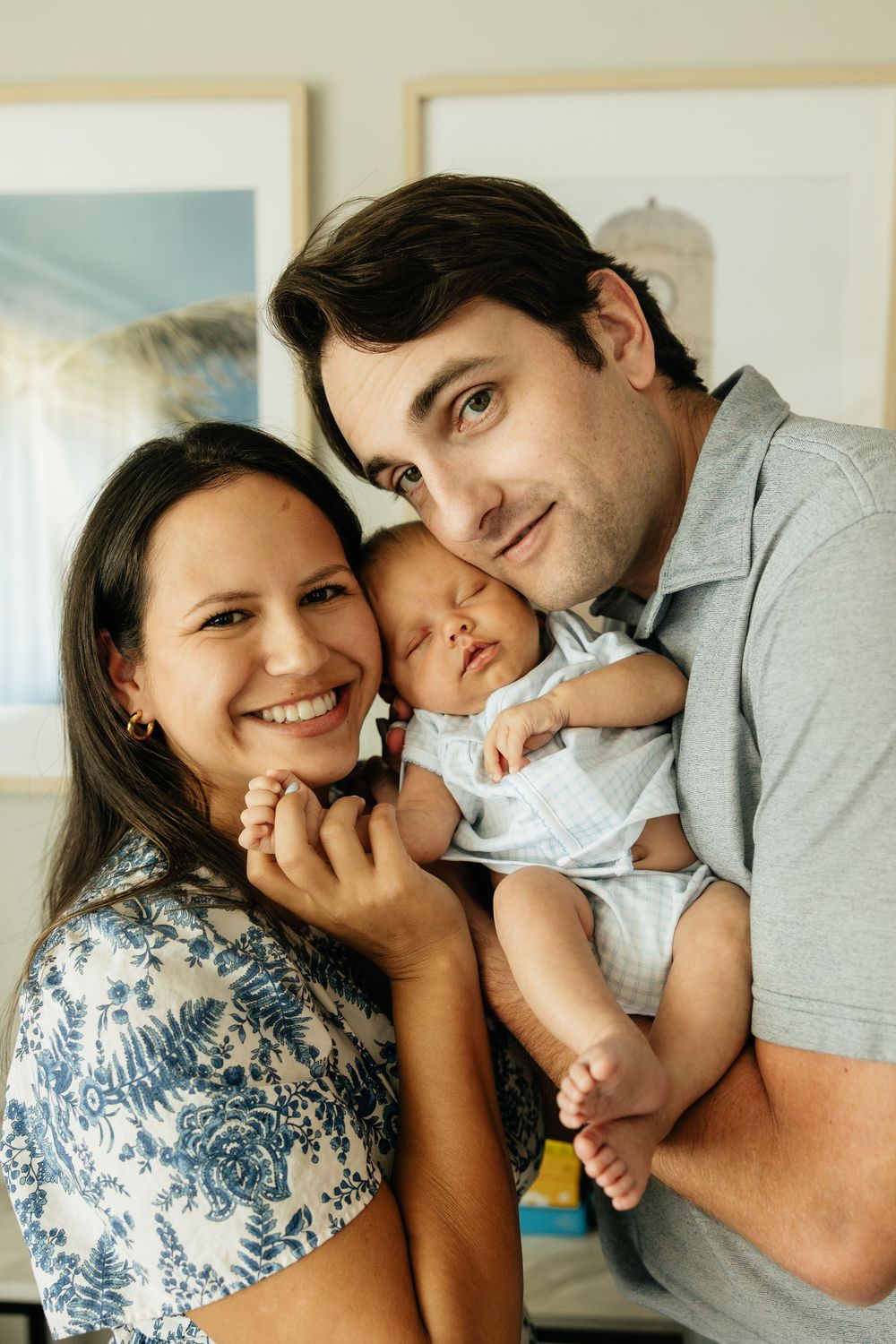Cozy in-home newborn session in Florida. Jacksonville Newborn Photographer, Jacksonville Family Photographer - Lindsay McDow Photography