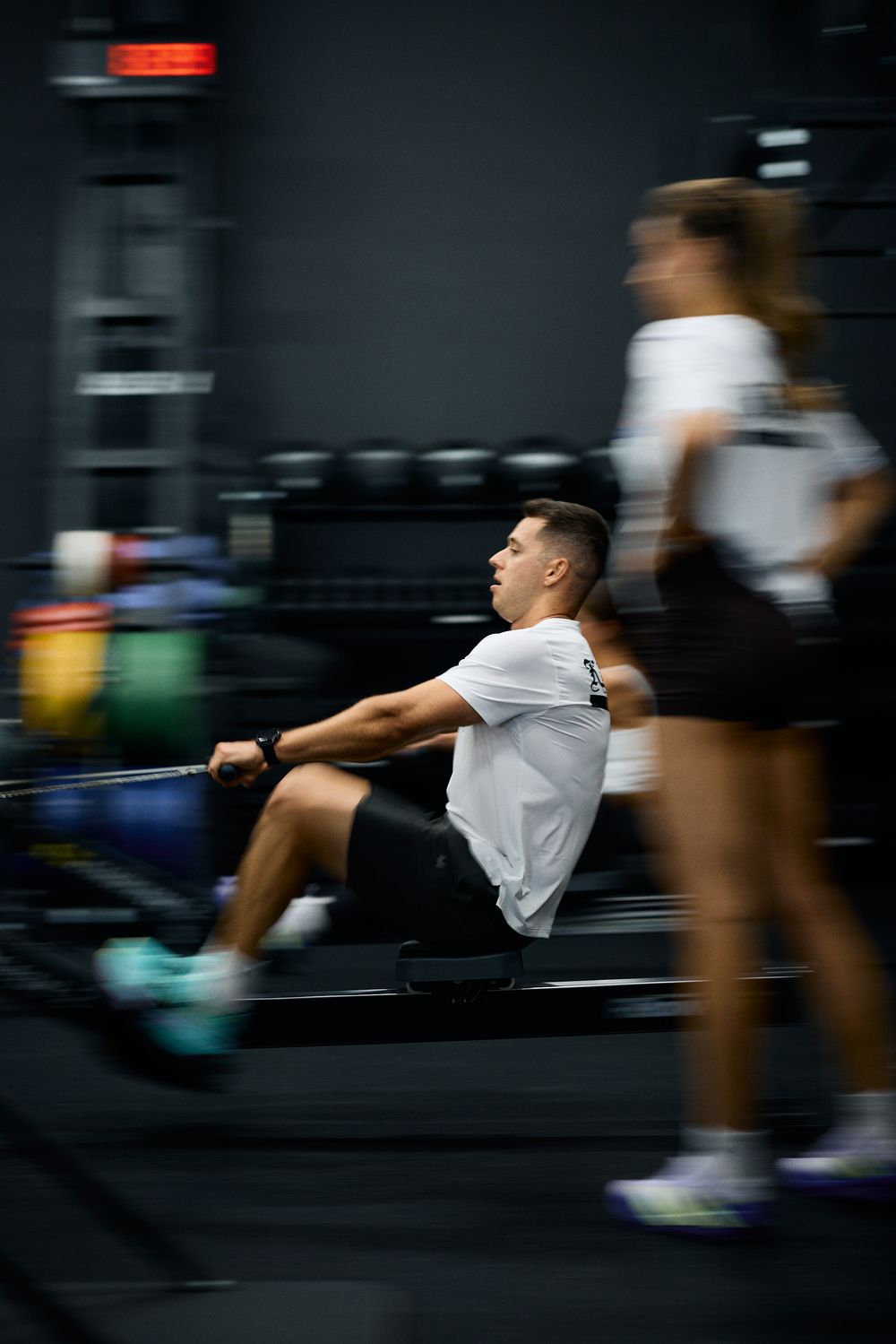 Red Bull Road to HYROX training session at Kaduzs gym in Budapest photographed by Adam Bertalan