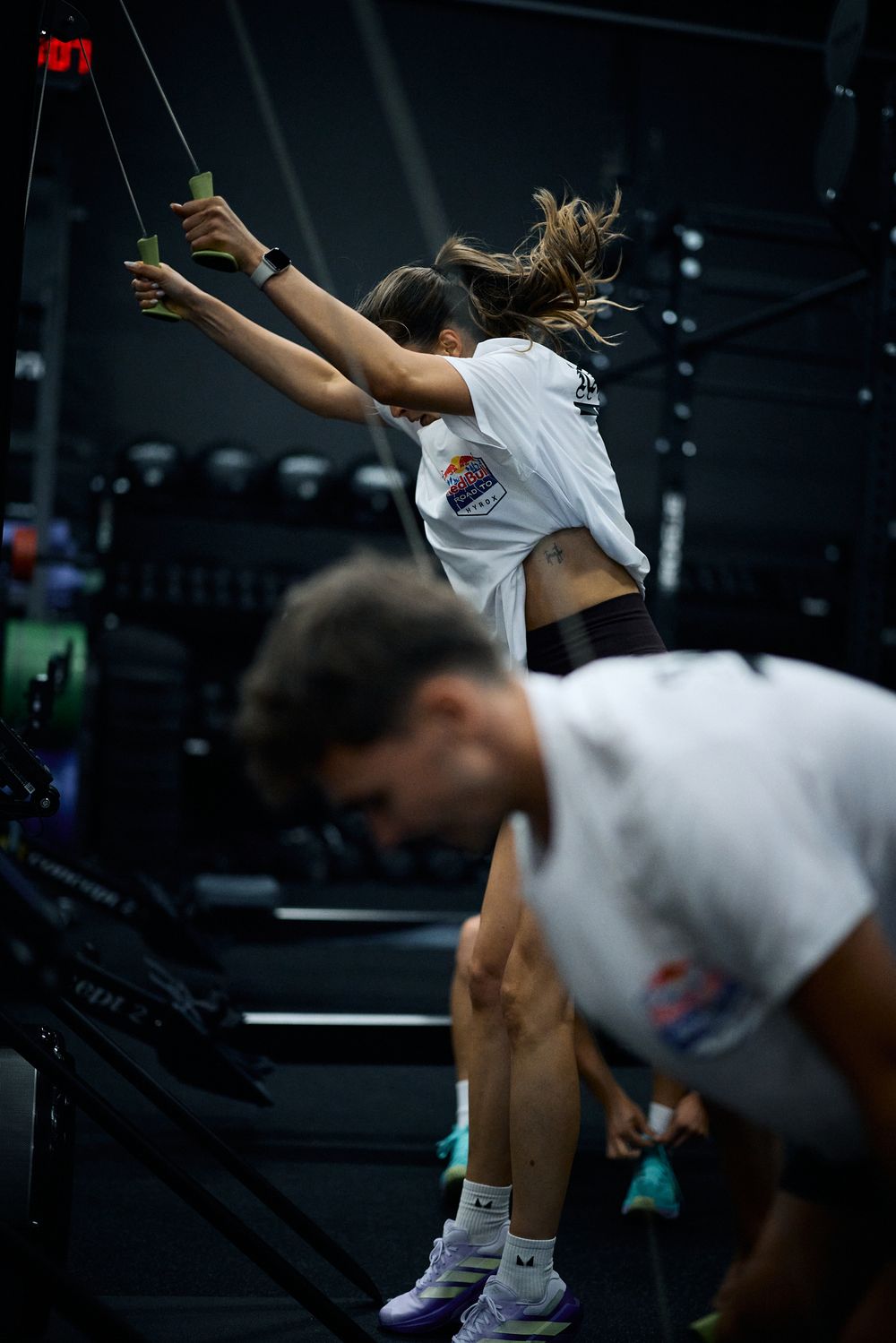 Red Bull Road to HYROX training session at Kaduzs gym in Budapest photographed by Adam Bertalan