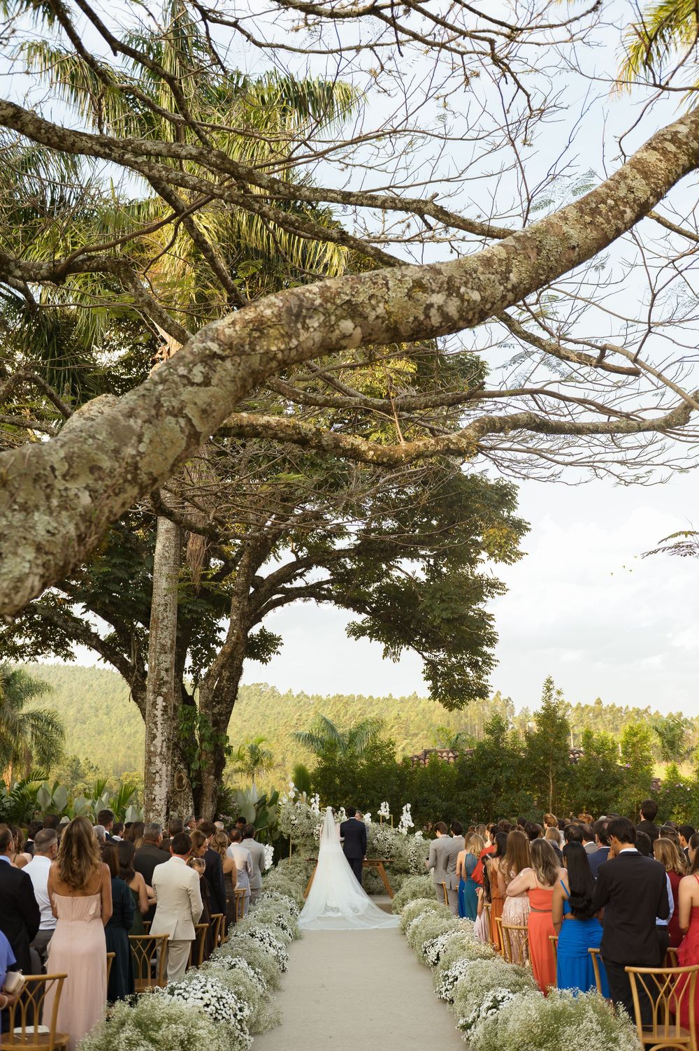 Cerimônia de casamento ao ar livre