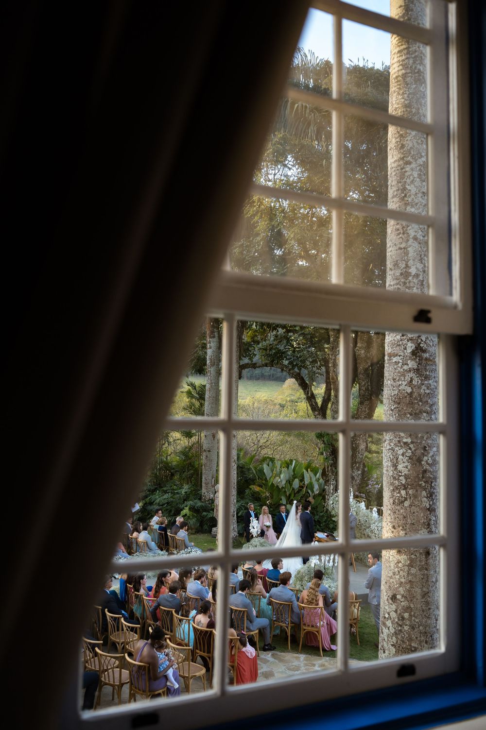 Cerimônia de casamento ao ar livre