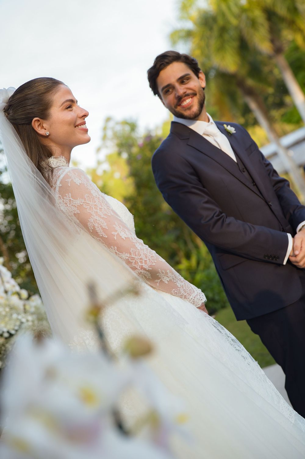 Cerimônia de casamento ao ar livre