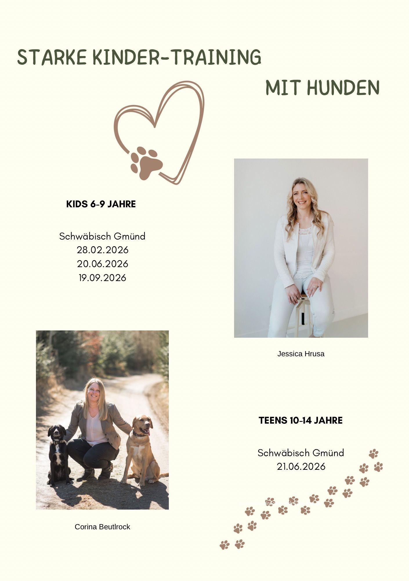 Starke Kinder - Selbstbehauptungstraining mit Hunden