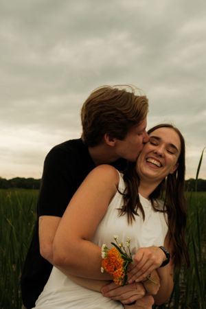 Couple session captured on film in coon rapids Minnesota