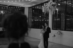 Mother watching her daughters first dance as a married woman