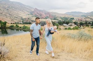 outdoor family photo sessions at Red Rocks Park in Morrison Colorado