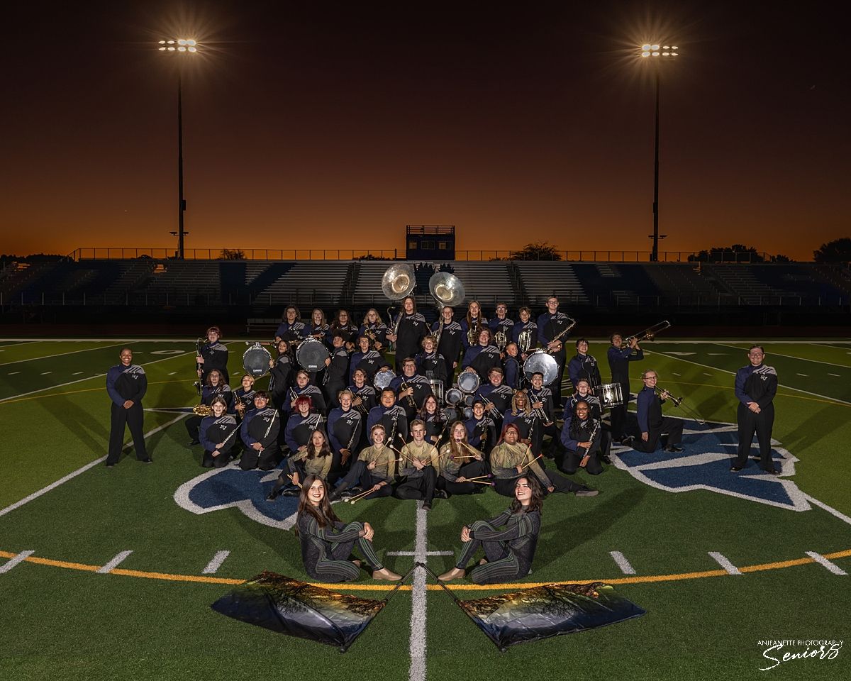 azmba pictures photos photographer Anjeanette Photography Phoenix AZ MARCHING Band Banner High School Senior Grad