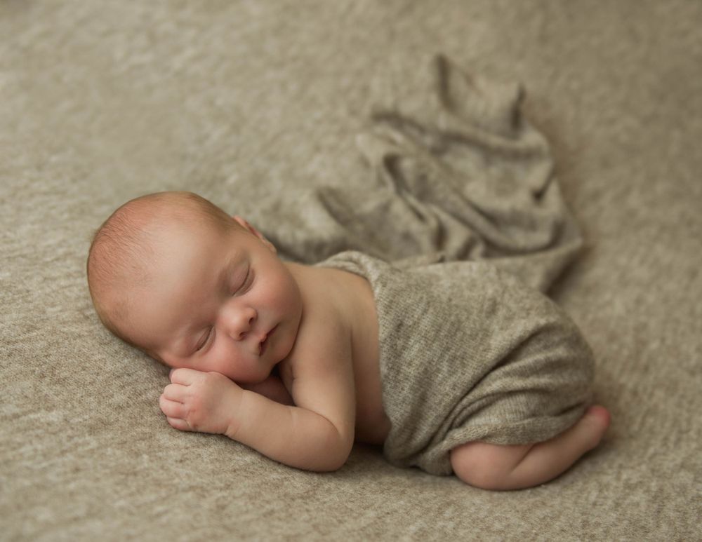 baby studio pose